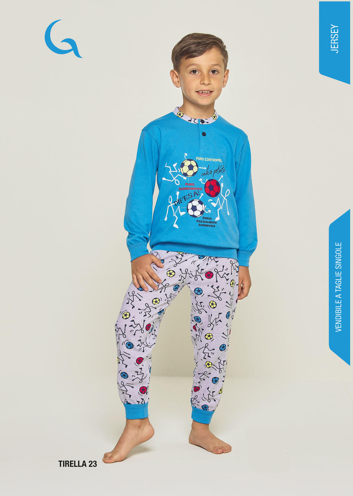 CHILDREN'S PAJAMAS S/L U30020 Tellini S.r.l. Wholesale Clothing